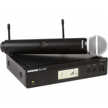 Bộ thu và phát kèm micro không dây cầm tay Shure BLX24RA/B58